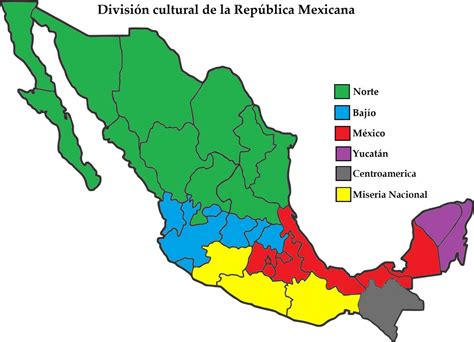 regiones de mexico - omnibus mexico